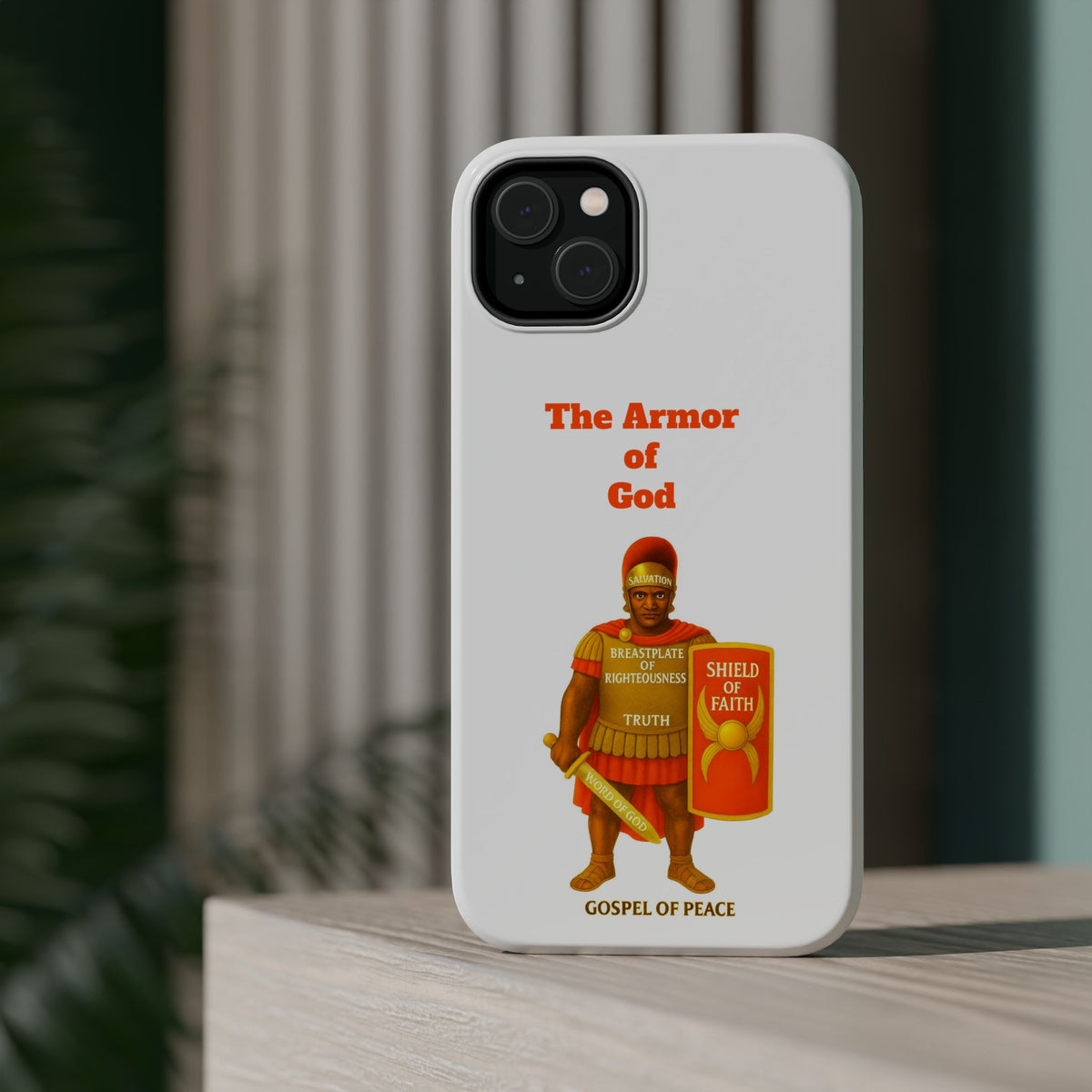 Phone Case — Armor of Faith Christian Design (Shield of Faith, Breastplate of Righteousness)