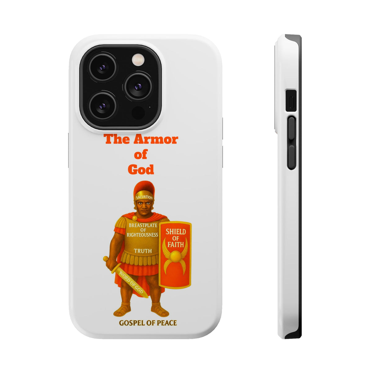 Phone Case — Armor of Faith Christian Design (Shield of Faith, Breastplate of Righteousness)