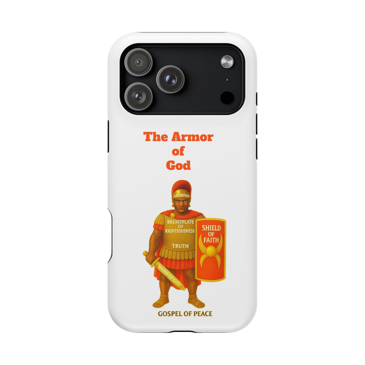 Phone Case — Armor of Faith Christian Design (Shield of Faith, Breastplate of Righteousness)