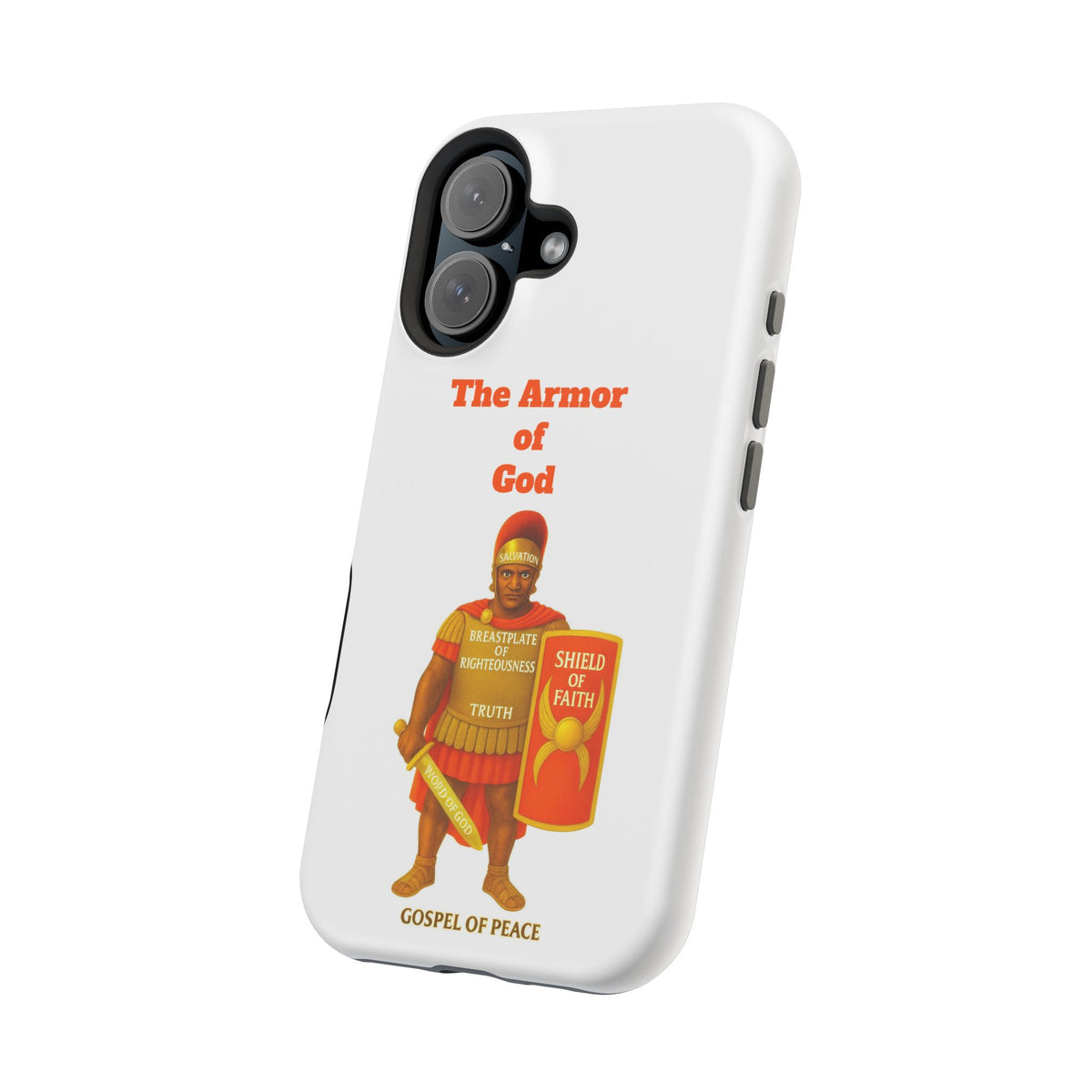 Phone Case — Armor of Faith Christian Design (Shield of Faith, Breastplate of Righteousness)