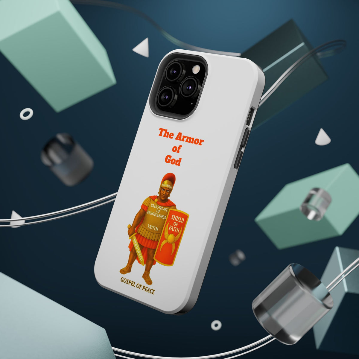 Phone Case — Armor of Faith Christian Design (Shield of Faith, Breastplate of Righteousness)