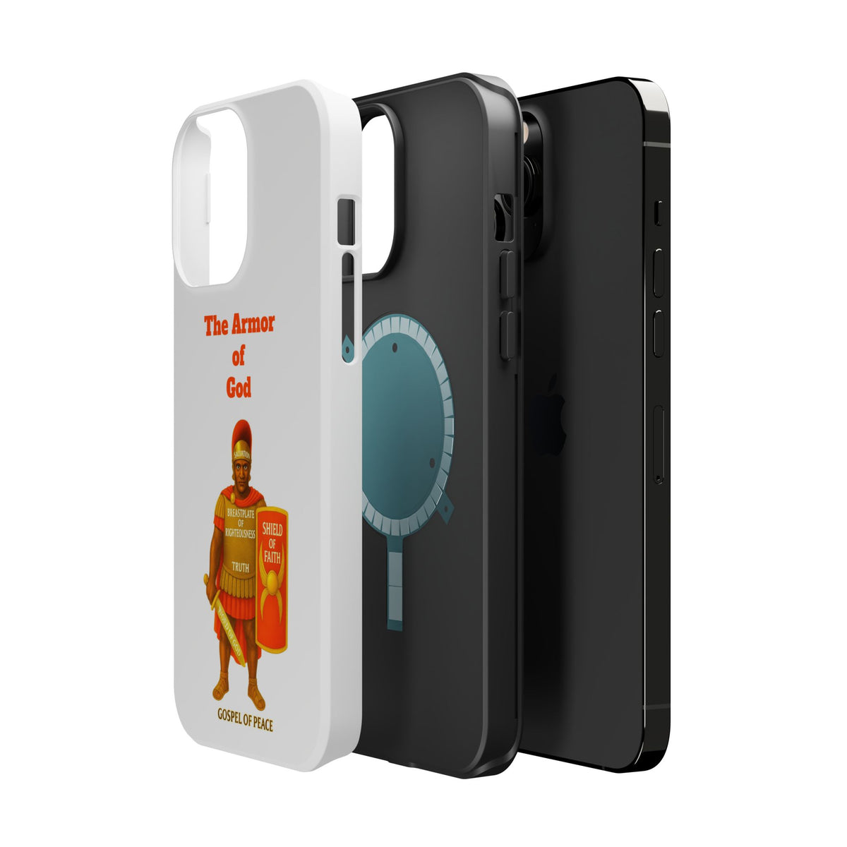 Phone Case — Armor of Faith Christian Design (Shield of Faith, Breastplate of Righteousness)