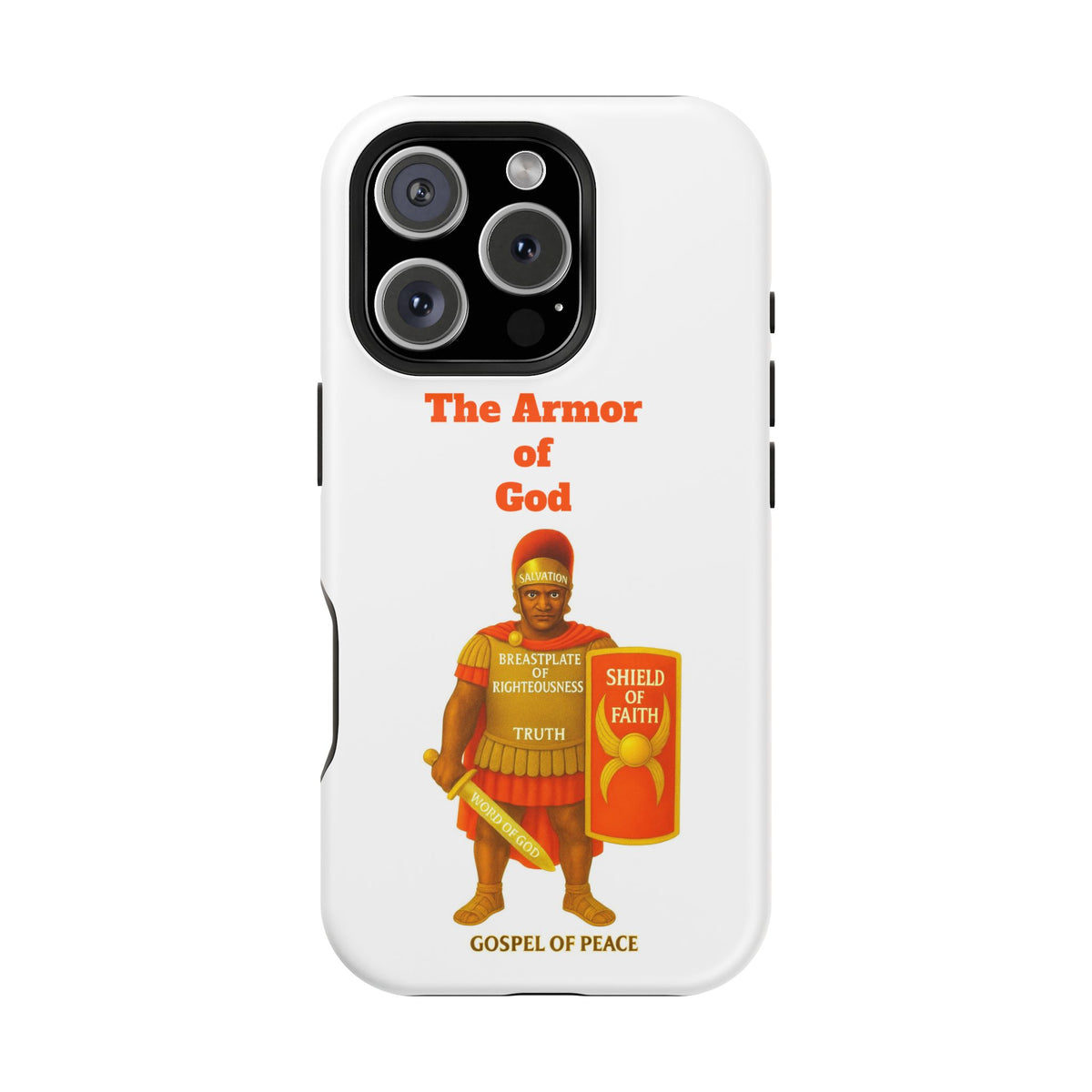 Phone Case — Armor of Faith Christian Design (Shield of Faith, Breastplate of Righteousness)