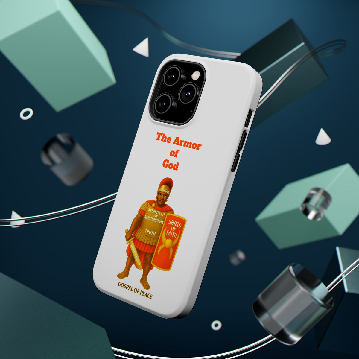 Phone Case — Armor of Faith Christian Design (Shield of Faith, Breastplate of Righteousness)