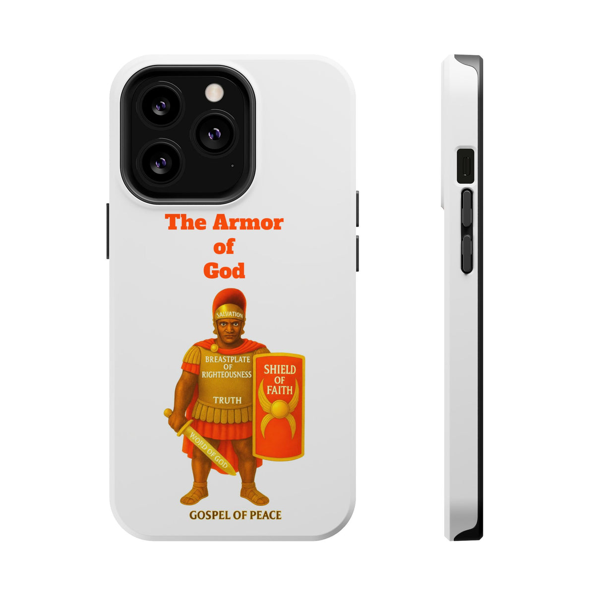 Phone Case — Armor of Faith Christian Design (Shield of Faith, Breastplate of Righteousness)