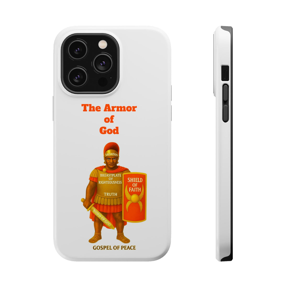 Phone Case — Armor of Faith Christian Design (Shield of Faith, Breastplate of Righteousness)