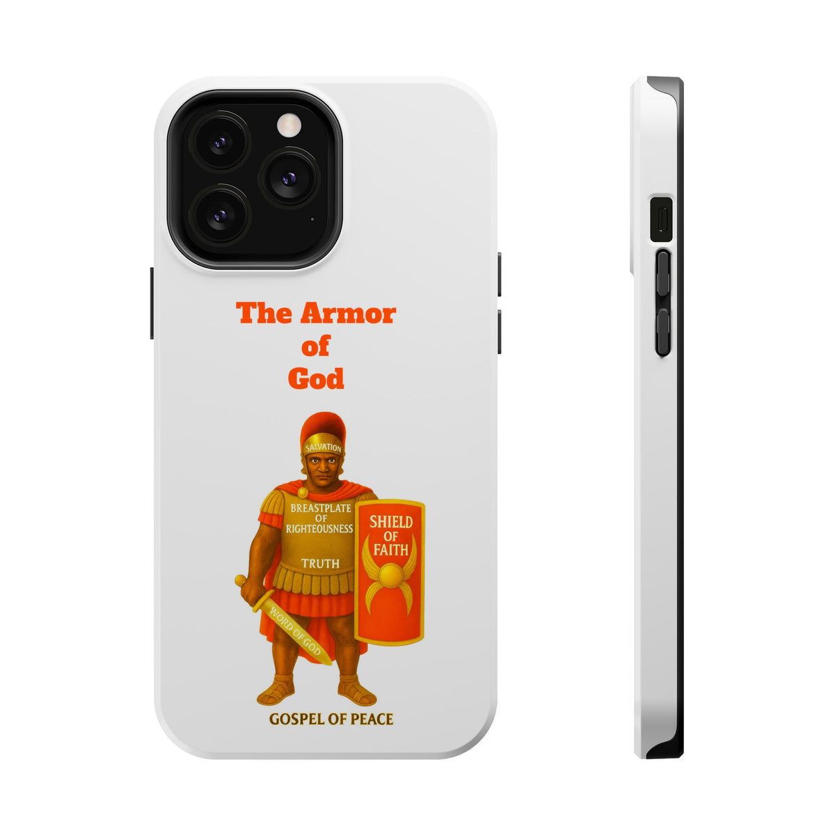 Phone Case — Armor of Faith Christian Design (Shield of Faith, Breastplate of Righteousness)