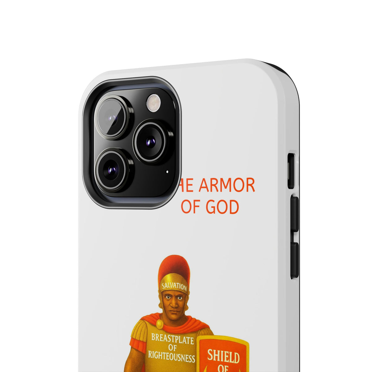 Tough Phone Case — 'The Armour of God' Christian Faith Phone Cover (Shield of Faith, Gospel of Peace)