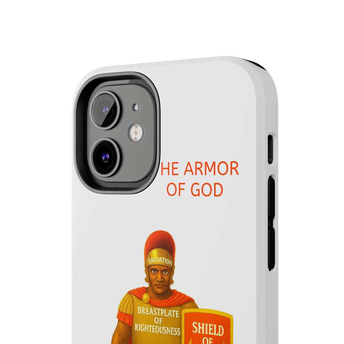 Tough Phone Case — 'The Armour of God' Christian Faith Phone Cover (Shield of Faith, Gospel of Peace)