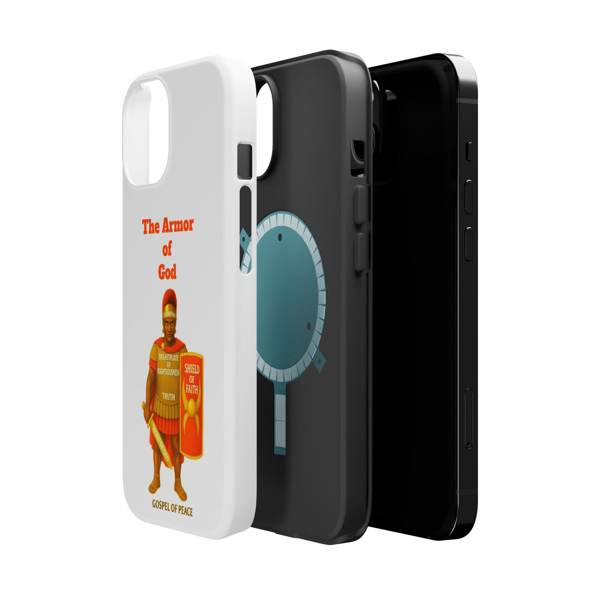 Phone Case — Armor of Faith Christian Design (Shield of Faith, Breastplate of Righteousness)