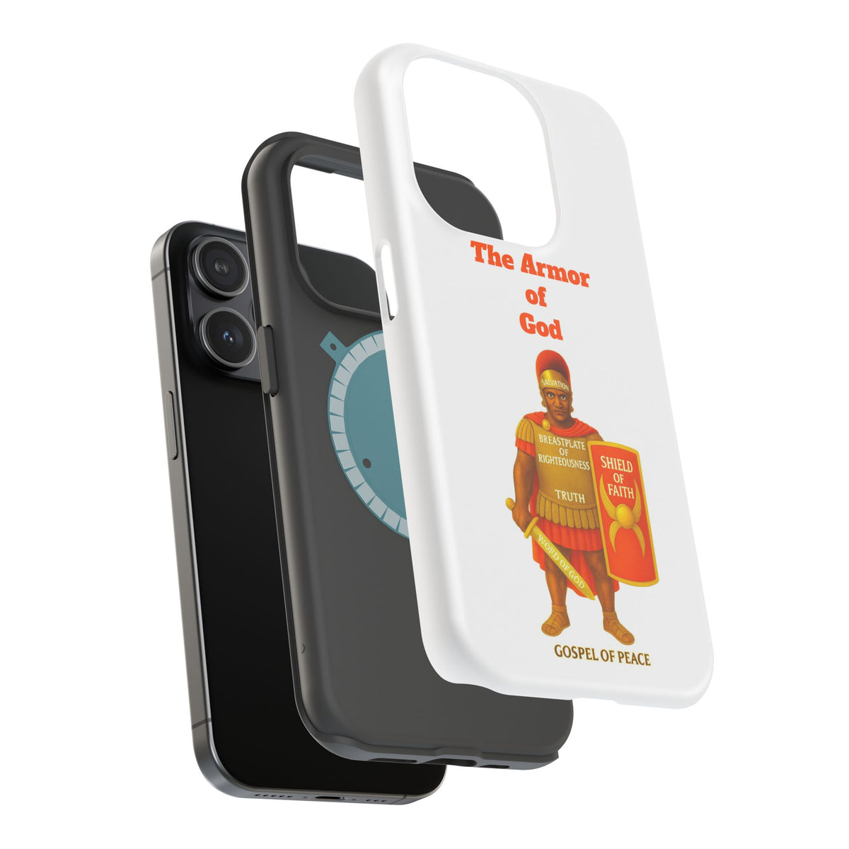Phone Case — Armor of Faith Christian Design (Shield of Faith, Breastplate of Righteousness)