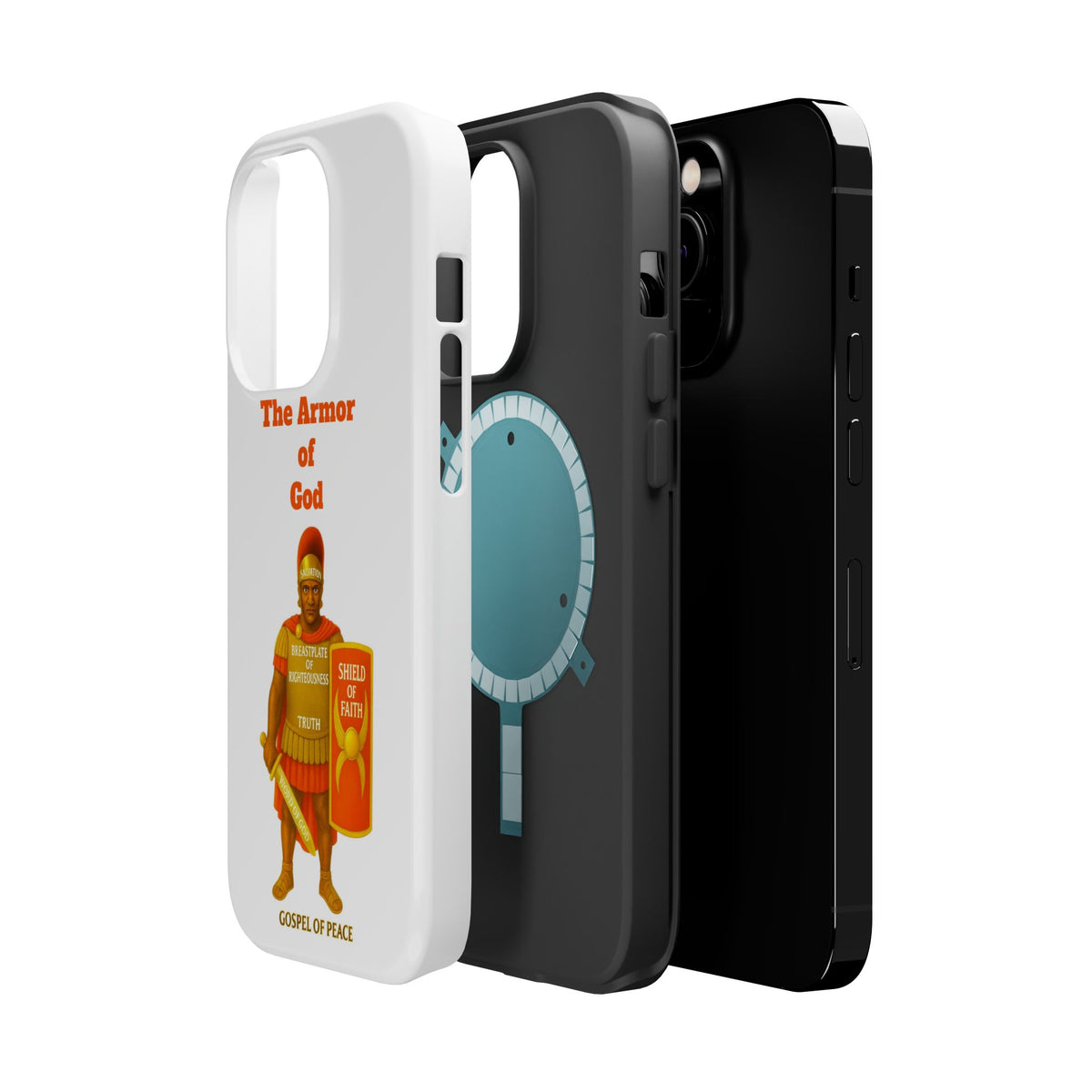 Phone Case — Armor of Faith Christian Design (Shield of Faith, Breastplate of Righteousness)