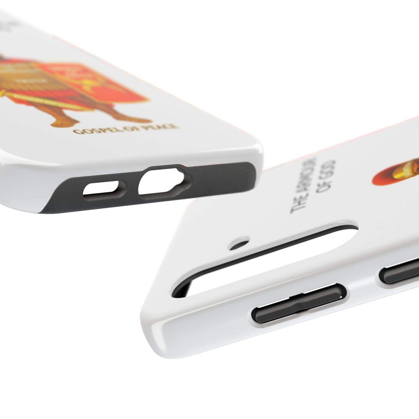 Tough Phone Case — 'The Armour of God' Christian Faith Phone Cover (Shield of Faith, Gospel of Peace)