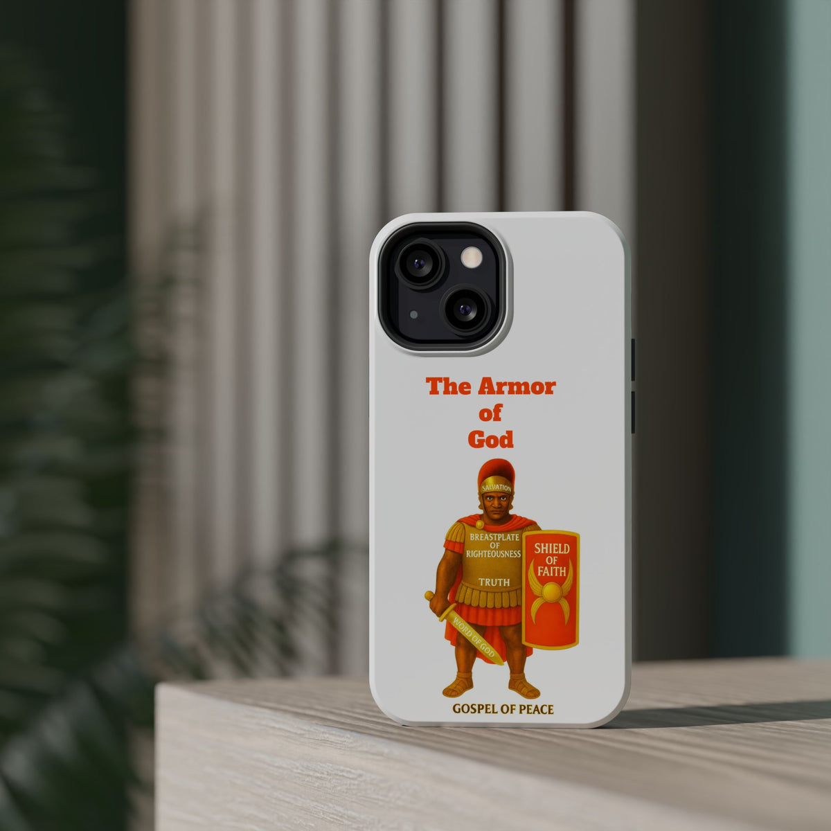 Phone Case — Armor of Faith Christian Design (Shield of Faith, Breastplate of Righteousness)