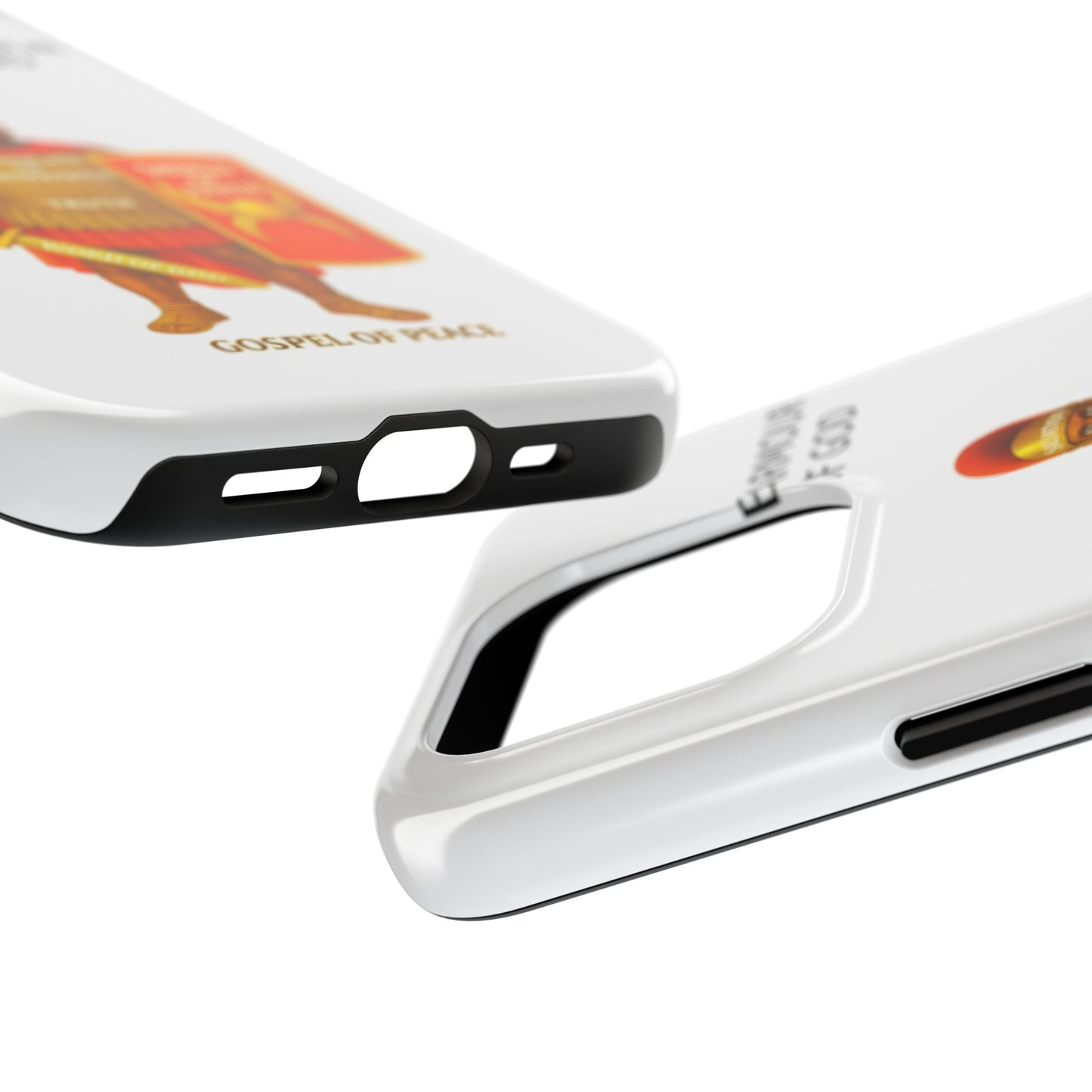 Tough Phone Case — 'The Armour of God' Christian Faith Phone Cover (Shield of Faith, Gospel of Peace)